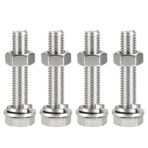 uxcell Zp˂ {gAibgAtbgbNbV[Lbg 304XeX|SXbhZp{g M10x55 mm 4Zbg