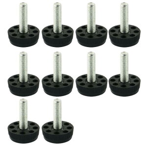 uxcell �Ƌ�p�Œ�r ���x�����O�� ������ 8mmx30mmx28mm �V���o�[�g�[�� �u���b�N �X�N�����[�I�� 10����