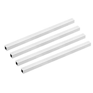 uxcell 6063�A���~�j�E���p�� 15mmx15mmx1.5 mm �ǌ��� 300mm���� �V�[�����X�X�g���[�g�p�C�v�`���[�u 4��