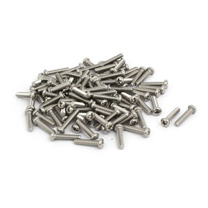 uxcell ix ˂ M4 x 18mm 100{ 304XeX| \t @B˂ ƓdiC ؍H H ԗp Vo[g[
