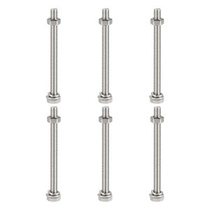 uxcell Zp{g ibg Zp˂ tbg&bNbV[Lbg 304XeX| SZp{gXbh M6 x 80 mm 6Zbg