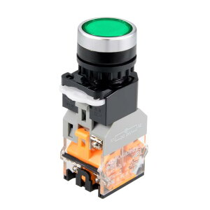 uxcell �v�b�V���{�^���X�C�b�` DC 250V/10A �����a22mm DPST 1 NO 1 NC 1����