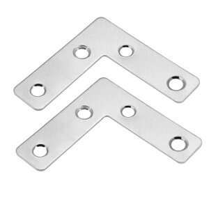 uxcell �p�x�R�[�i�[�u���[�X �C���u���P�b�g �t���b�g�v���[�g L�^ 50mmx50mm 10����