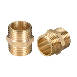 uxcell �u���X�t�B�b�e�B���O �}���p�C�v�p�� �u���X�A�_�v�^�[ 1/2GX1/2G 4����