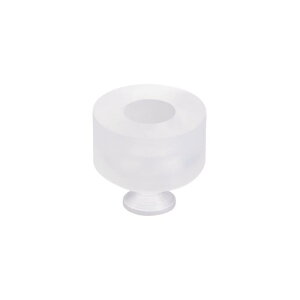 uxcell �x���[�Y�T�N�V�����J�b�v �V���R���� �N���A�z���C�g �~�j�V���R���h�� �Y�Ɨp�|���@�z�Ճp�b�h 5mm ���a x M5�W���C���g��C���T�N�V�����J�b�v