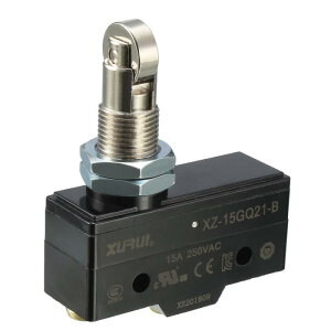 uxcell �}�C�N���X�C�b�` XZ-15GQ21-B SPD 15A 250VAC 3�^�[�~�i�� �A�N�V�����X�C�b�`