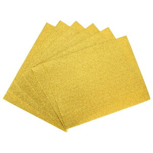 uxcell EVA�t�H�[���V�[�g �H�|�iDIY�v���W�F�N�g�p 27.5 x 21.5 cm ����2 mm �S�[���h�g�[�� 6��