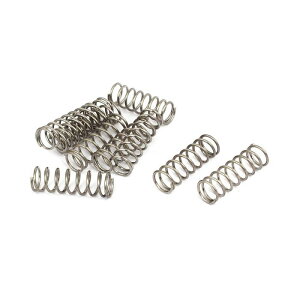 uxcell ���k�o�l 304�X�e�����X�� �T�C�Y1mmx10mmx30mm �V���o�[�g�[�� 10��