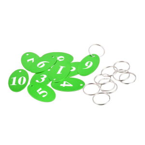 uxcell io[^O L[^O Ot  1-10ԍt ȉ~`  R[fBO p a^O50x30 mm 10