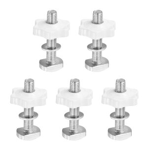 PATIKIL T�g���b �N�{���g�m�u�L�b�g 5�Z�b�g M8 x 45mm x 32mm ���b�V���[�t���Z�p�m�u�i�b�g T�g���b �N�A�N�Z�T���[ �؍H����p �V���o�[�z���C�g