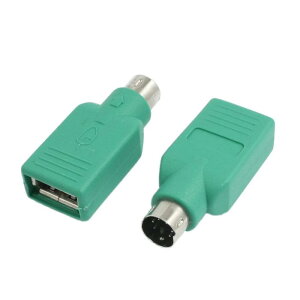 uxcell PS/2���X�[USB���X �R�l�N�^�[ �R���x�[�^�[ �v���X�`�b�N�� �L�[�{�[�h�}�E�X