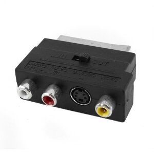 uxcell RGB XJ[g [ 3RCA S-VHS A_v^[ ubN A_v^[ϊ