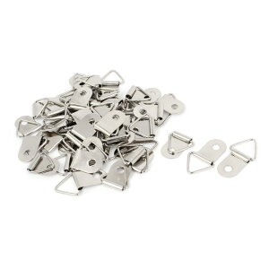 uxcell �P�� �g���C �A���O�� �����O �t�H�g �t���[�� �n���K�[ �t�b�N2.7x1.5cm 50��