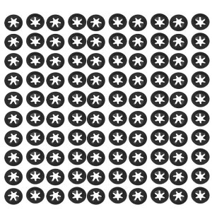 uxcell bNbV[ bNNbvt@Xi[ X^[bV[ M3 x 9mm 65Mn _dグ vbV 100