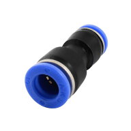 uxcell クイック継手 カプラー アダプタコネクタ 8mmー10mmパイプ 2穴 ストレット メタル