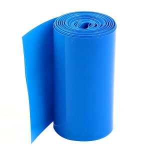 uxcell PVC�M���k�`���[�u �o�b�e���[���b�v �t���b�g��85mm 18650�d�����u�p �u���[
