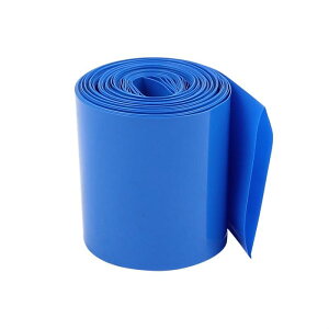 uxcell PVC�M���k�`���[�u �d�r���b�v �t���b�g��55mm 18650�d���p ����10m �u���[