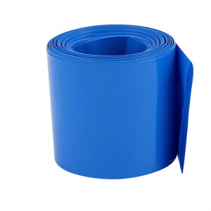 uxcell PVC�M���k�`���[�u ���b�v 18650�d���p�i �t���b�g��65mm ����2.1 M �u���[