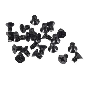 uxcell �l�W�t�@�X�i�[ ���b�v�g�b�vPC TV�t�@���I�[�f�B�I�X�C�b�`�p M3.5x6 mm �u���b�N 50����