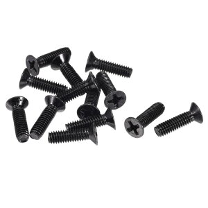 uxcell �v���X�l�W�t�@�X�i�[ ���b�v�g�b�vPC TV�t�@���I�[�f�B�I�X�C�b�`�p M4x14 mm �u���b�N 50����