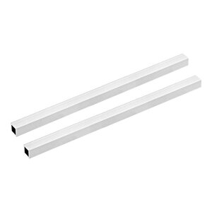 uxcell 6063�A���~�j�E���p�� 15mmx15mmx2 mm �ǌ��� 300mm���� �V�[�����X�X�g���[�g�p�C�v�`���[�u 2��