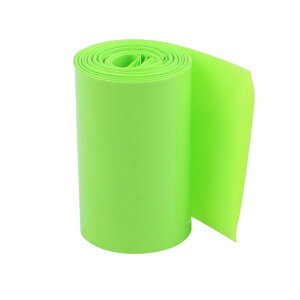 uxcell PVC�M���k�`���[�u ���b�v 18650�d���p �t���b�g��60mm ����2 M ���C�g�O���[��