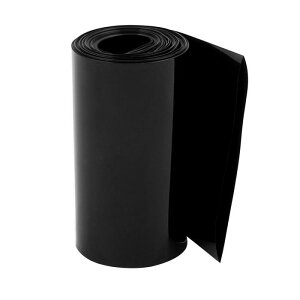 uxcell PVC�M���k�`���[�u ���b�v 18650�d���p �t���b�g��85mm ����10 M �u���b�N