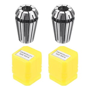 uxcell ER16�X�v�����O�R���b�g 8mm�`���b�N ���x0.015mm �ގ�40Cr�| CNC�����@���Ճt���C�X�՗p 2����