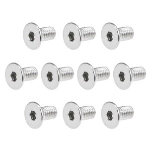 uxcell �t���b�g�w�b�h���l�W �����Z�p�l�W 304�X�e�����X�| �{���g M5x10mm 20��