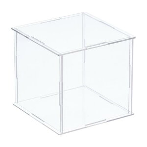 uxcell ANfBXvCP[X ̌`NA{bNX ubNx[X̃XNGAL[u [{bNX hoL[uNCubN 15x15x15cm