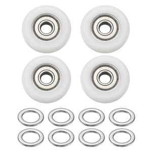 PATIKIL 8x30x9mm �{�[���x�A�����O�K�C�h�v�[���[���[���[�L�b�g�A�i�C�������ی^�_�u�����^���V�[���h���[���[�A�C�h���[�x�A�����O�v�[���[4��+�X�y�[�T�[8�Z�b�g(�h�A�Ƌ�E�W���A�N�Z