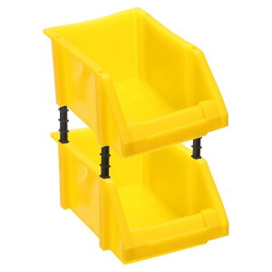uxcell �v���X�`�b�N�I�p���[�{�b�N�X 2�Z�b�g �Ǌ|���� 21×13×11cm (8.3×5.1×4.3�C���`) �X�^�b�J�u�����[�{�b�N�X �K���[�W�E�N���[�[�b�g�E�����o�������p �C�G���[