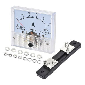 uxcell �A�i���O�d���p�l�����[�^�[ DC 0-50A 85C1 75mV�V�����g�t�� ��H�����p �A���y�A�e�X�^�[�Q�[�W 1�Z�b�g����