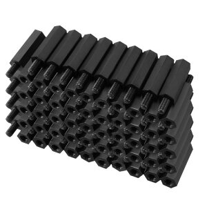 uxcell ZpX^hItXy[T[ M3 18 + 6mm IXlW iC ubN 100