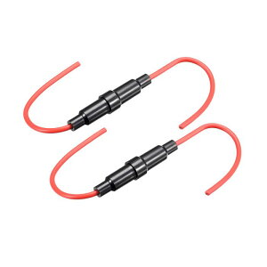 uxcell �q���[�Y�z���_�[ �C�����C���X�N�����[�^�C�v �q���[�Y�z���_�[ 16 AWG 6mm x 30 mm 2����