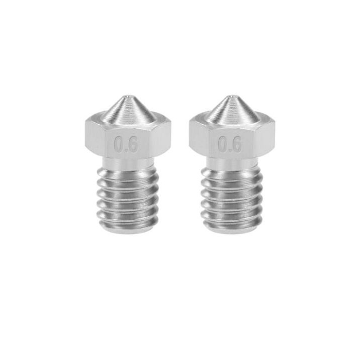 uxcell 3Dプリンターノズルヘッド 0.6mm M6ネジ交換 ステンレス鋼 V5 V6 1.75mm エクストルーダー プリント用 2個 : uxcell japan uxcell 3Dプリンターノズルヘッド 0.6mm M6ネジ交換 ステンレス鋼 V5 V6 1.75mm エクストルーダー プリント用 2個 : uxcell japan