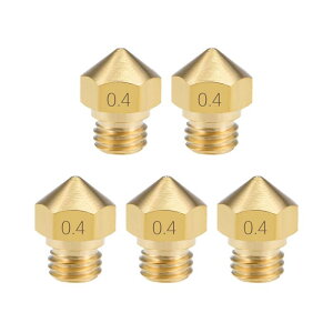 uxcell 3D�v�����^�[�m�Y���w�b�h 0.4mm M7�l�W�̌��� �^�J M K10 1.75mm�G�N�X�g���[�_�[�v�����g�p 5��