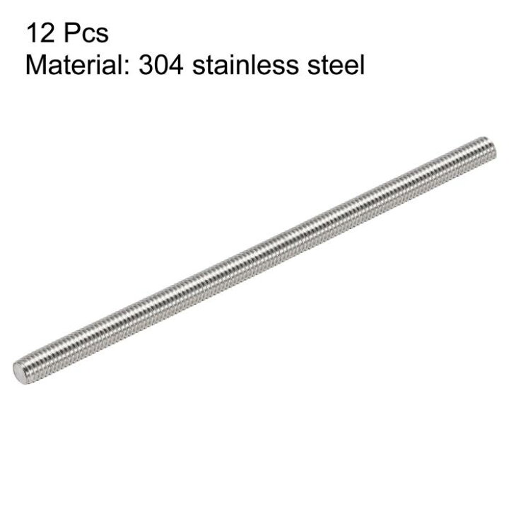 楽天市場】uxcell フルスレッドロッド 304ステンレス鋼 右ねじ M5-0.8ねじピッチ M5 x 100 mm 12個 : uxcell japan 楽天市場】uxcell フルスレッドロッド 304ステンレス鋼 右ねじ M5-0.8ねじピッチ M5 x 100 mm 12個 : uxcell japan
