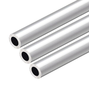 uxcell 6063�A���~�j�E���ۊ� 300mm���� 20mm�O�a 10-18mm���a �V�[�����X�A���~�j�E���X�g���[�g�`���[�u 12mm ID x 20mm OD�A3��