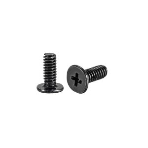 uxcell �v���X�l�W�t�@�X�i�[ ���b�v�g�b�vPC TV�t�@���I�[�f�B�I�X�C�b�`�p �l�W�����a3.8 mm M2x5 mm �u���b�N 200����