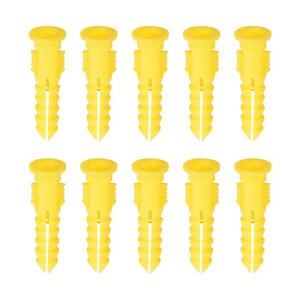 uxcell �g���p�C�v 6 mm x 30 mm �v���X�`�b�N ���R���N���[�g�����ǃA���J�[�ǃv���O �t���[���Œ�`���[�u �C�F���[ 75��