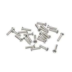 uxcell �t���b�g�w�b�h�l�W M1.2 x 5mm �v���X�˂��t�@�X�i�[ �V���o�[�g�[�� ���b�v�g�b�v PC TV �t�@�� �I�[�f�B�I �X�C�b�`�p 500����