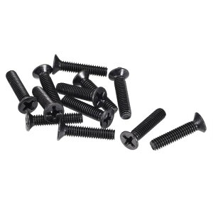 uxcell �v���X�l�W �t�@�X�i�[ ���b�v�g�b�v PC TV �t�@�� �I�[�f�B�I�X�C�b�`�p M4 x 18 mm �u���b�N 50��