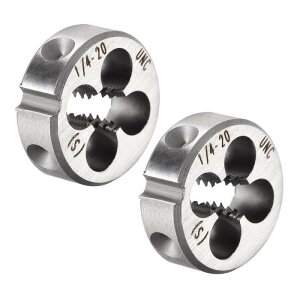 uxcell �ې؂�_�C�X �˂��؂�_�C�X 6mm-20 UNC �}�V���X���b�h �E�� �����H��| 2����