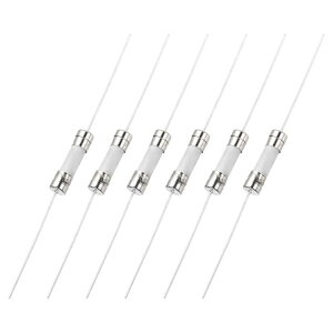 uxcell 6���� 250V 25A ���f�q���[�Y 5×20mm �~�j�A�L�V�������[�h�Z���~�b�N�q���[�Y �Ղ�̃C���~�l�[�V���� LED�f�R���[�V�����d�q�@��p