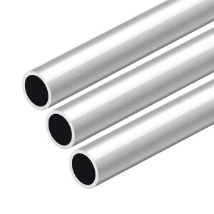 uxcell 6063�A���~�j�E���ۊ� 300mm���� 19mm�O�a 5.2-16mm���a �V�[�����X�A���~�j�E���X�g���[�g�`���[�u 16mm ID x 19mm OD�A3��