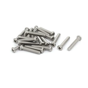 uxcell ix ˂ M6 x 35mm 20{ 304XeX| \t @B˂ ƓdiC ؍H H ԗp Vo[g[
