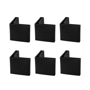 uxcell AOƋ̋rpbh rs^ Lbv ƋtbgJo[ veN^[ L PVC 40mmx40mm ubN 6
