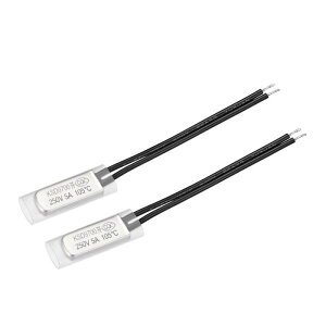 uxcell KSD9700�T�[���X�^�b�g 105�� �m�[�}���I�[�v�� ���x�X�C�b�`�T�[�}���X�C�b�` N.O 5A ���� �o�C���^�����x�R���g���[���[ 2��