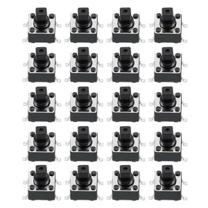 uxcell SPST}CN^NgXCb` 4s vbV{^ ^pl PCB Surface Mounted Devices SMT}Eg 6x6x7.3.0mm 20